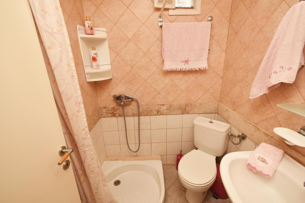 Olia Sea View Shared Pool Villa, Néa Fókaia Bagian luar foto