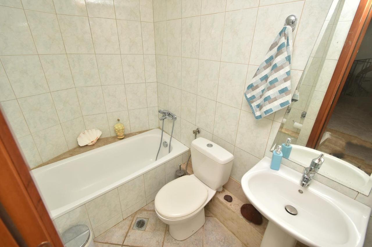 Olia Sea View Shared Pool Villa, Néa Fókaia Bagian luar foto