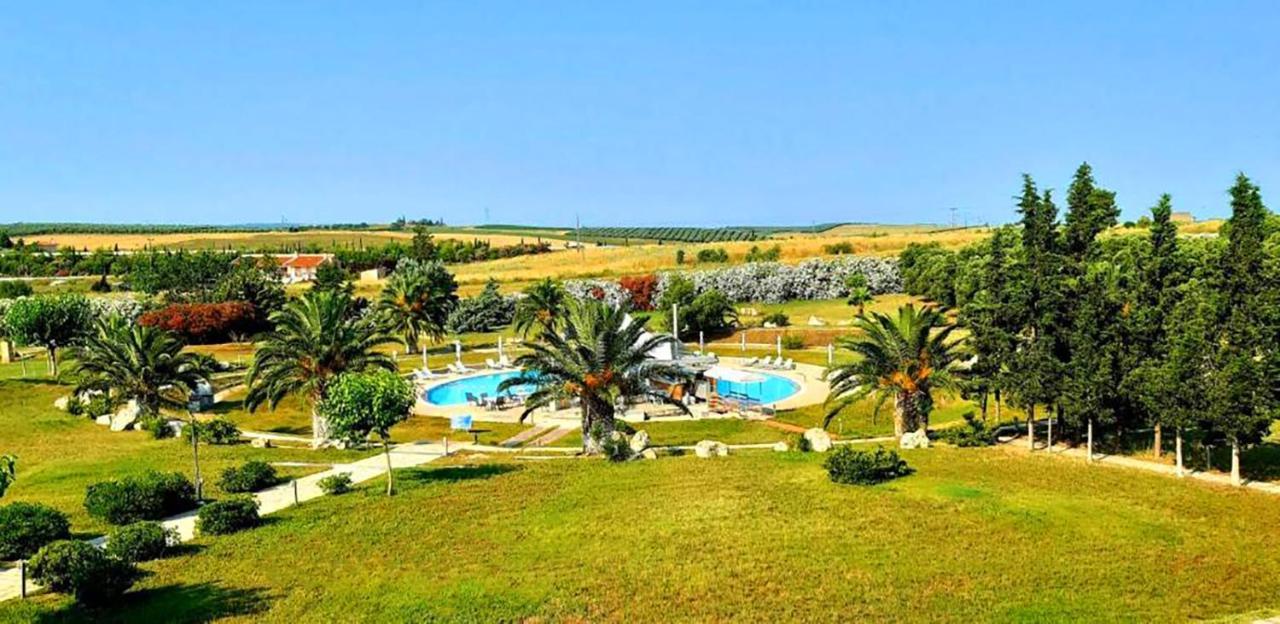 Olia Sea View Shared Pool Villa, Néa Fókaia Bagian luar foto