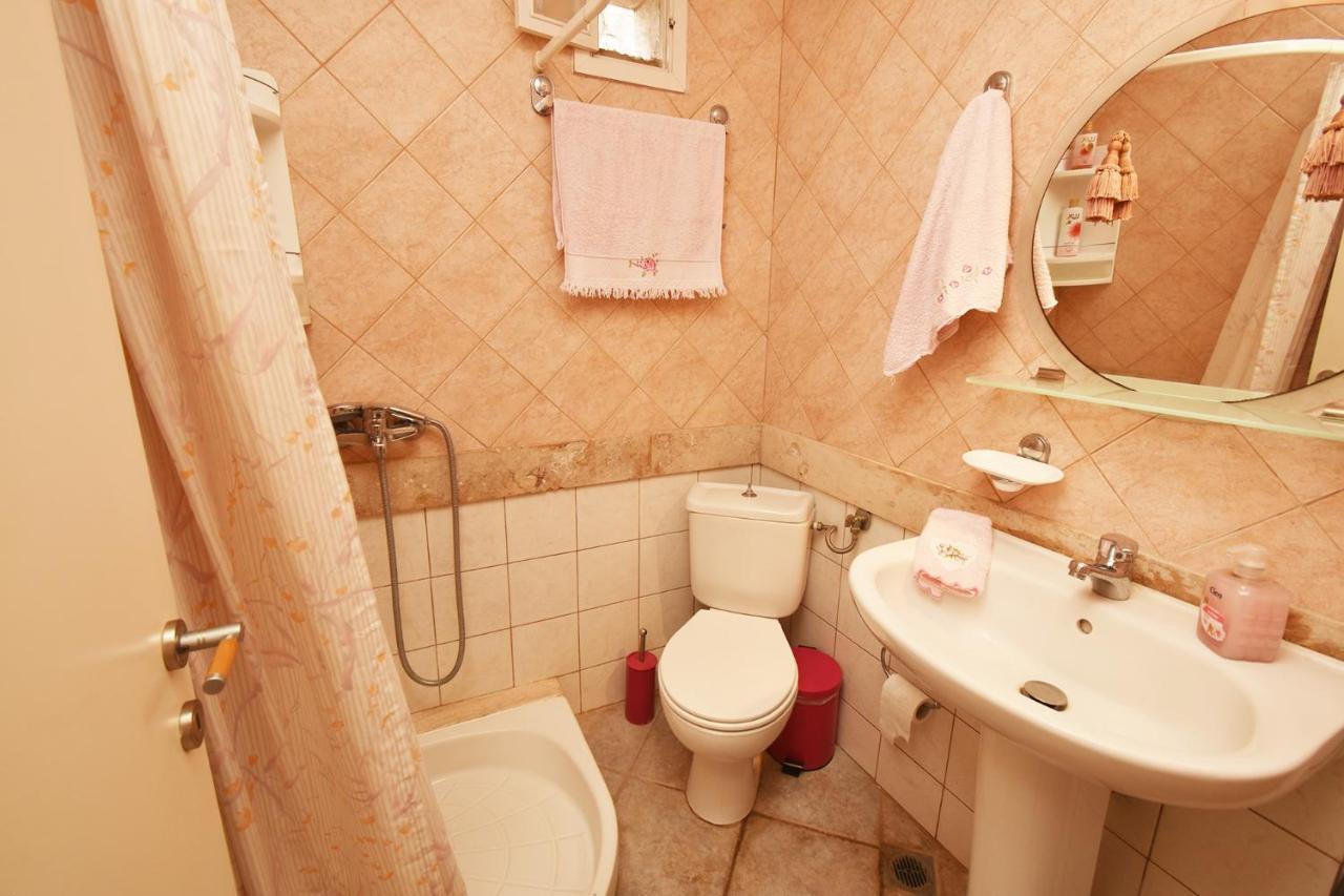 Olia Sea View Shared Pool Villa, Néa Fókaia Bagian luar foto